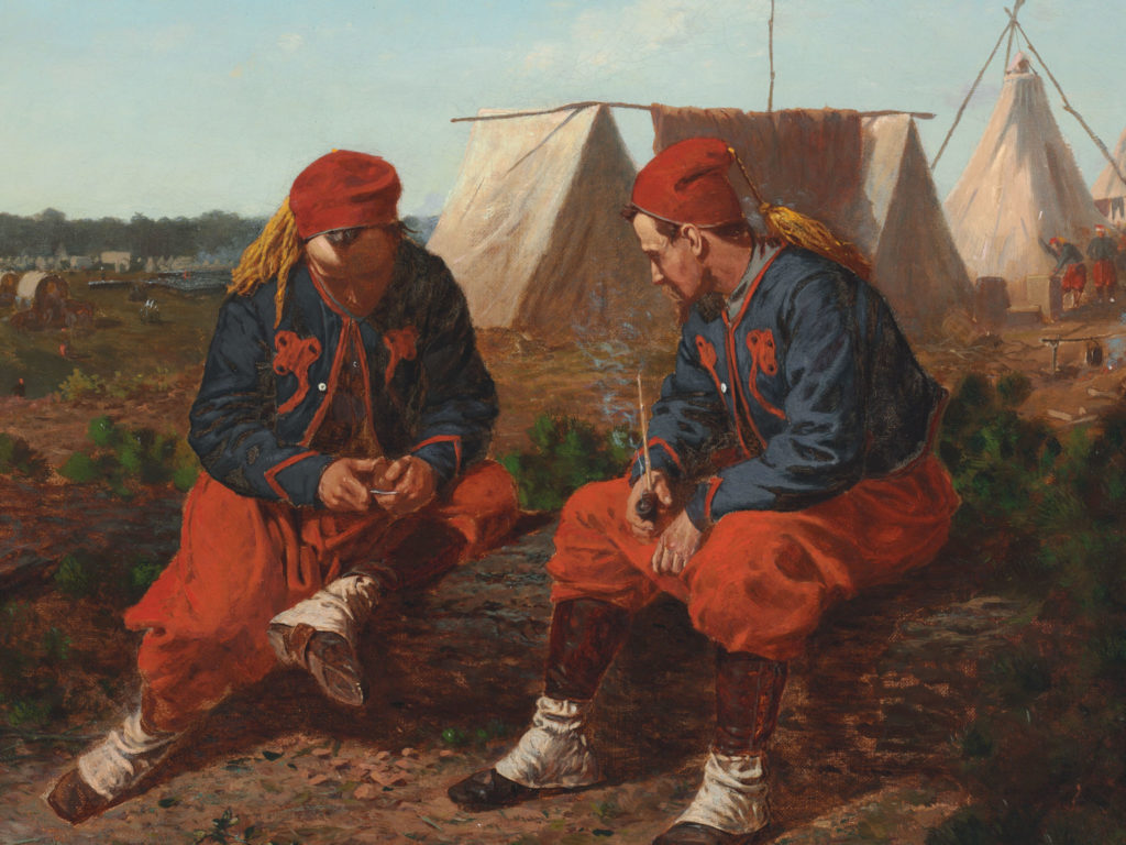 Zouave painting